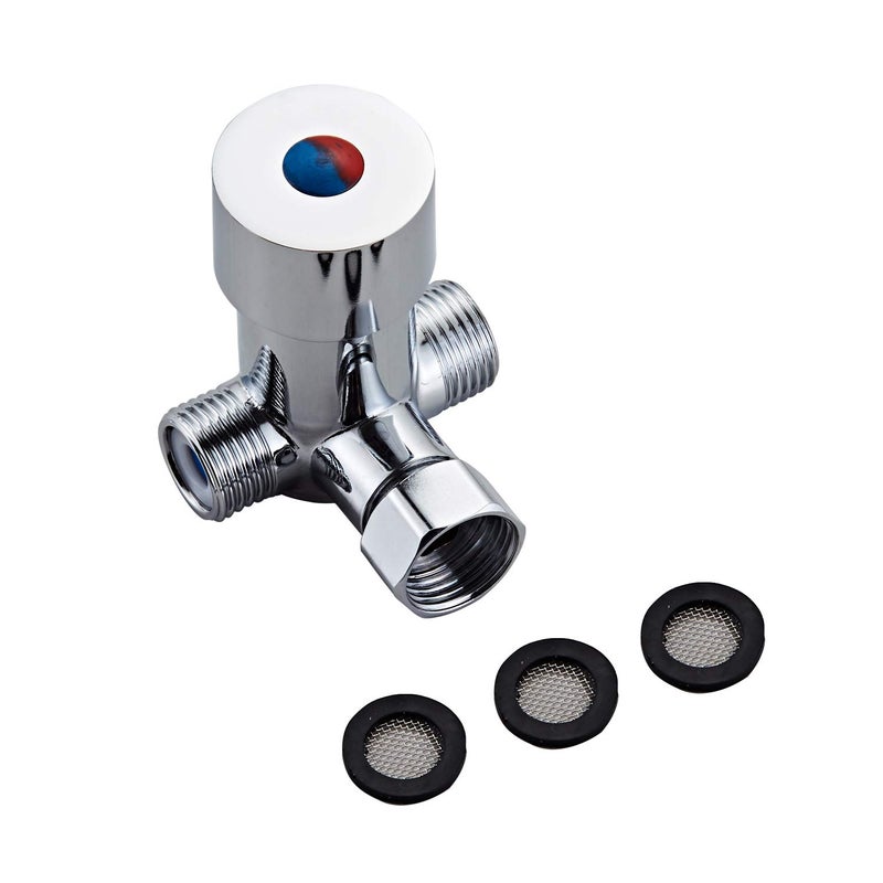YCCUZA Water Temperature Mixer Mixing Valve Hot & Cold Water for Automatic Sensor Touchless Bathroom Sink Faucet - Image 1